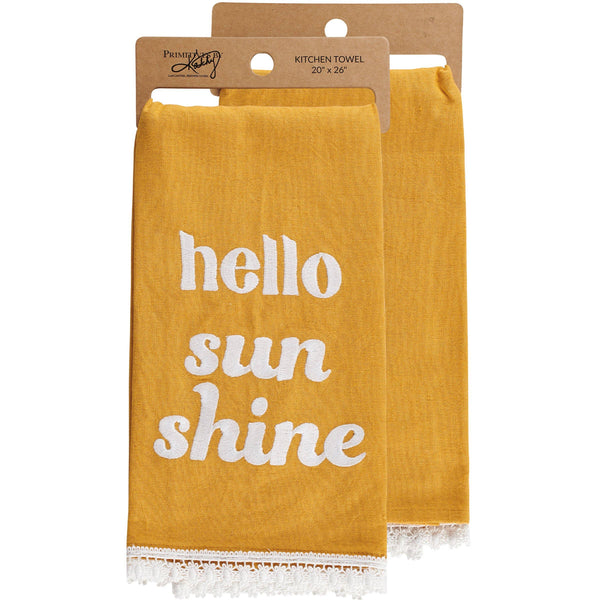 Primitives by Kathy - Hello Sunshine Kitchen Towel