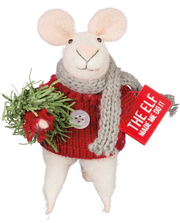 Primitives by Kathy - Elf Made Me Mouse Critter