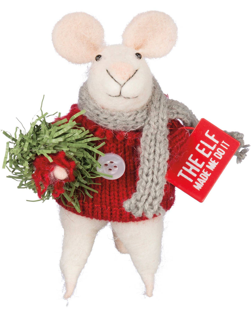 Primitives by Kathy - Elf Made Me Mouse Critter