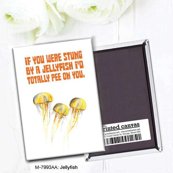 Printed Canvas - Jellyfish, Magnet (M-7993AA)