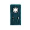 Splendid Iris - Small Cross Studs on Velvet Gift Tag: Silver
