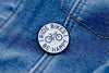 Squatchy - Enamel Pin, Ride Bikes Be Happy  | Collectible Lapel Pin
