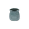 Cheungs Home Decor - Kifon Green Curved Ceramic Pot: Large
