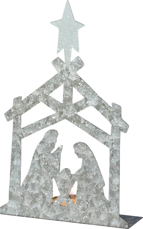 Primitives by Kathy - Christmas Manger Nativity Stand Up