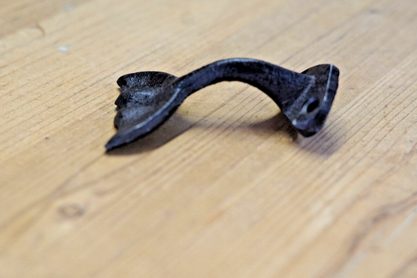 Midwest Craft House - Cast Iron Whale Tail Hook,  2 1/2"