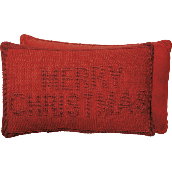 Primitives by Kathy - Merry Christmas Knobby Pillow