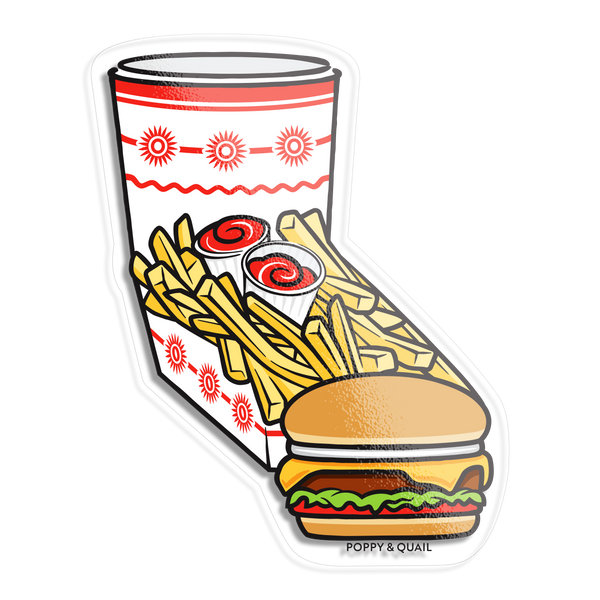 Poppy & Quail - Eatin' Out Sticker