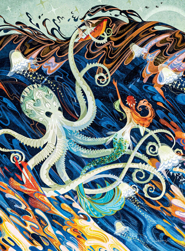 Insight Editions - The Artist's Canvas: Little Mermaid Jigsaw Puzzle