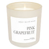 Sweet Water Decor - *NEW* Pink Grapefruit 15 oz Soy Candle, Matte Jar-Home Decor