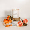 Sweet Water Decor - *NEW* Pink Grapefruit 15 oz Soy Candle, Matte Jar-Home Decor