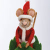 Primitives by Kathy - Santa Mouse Sledding Critter