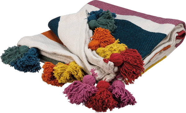 Primitives by Kathy - Rainbow Throw Blanket