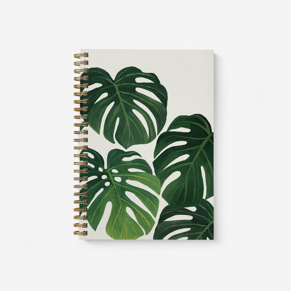 Paper Anchor Co. - Monstera Spiral Notebook | Mother's Day Gift + Spring Gift