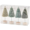 Primitives by Kathy - Green Winter Bottle Brush Tree Set