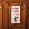 Primitives by Kathy - Naughty Let's Go With Niceish Kitchen Towel