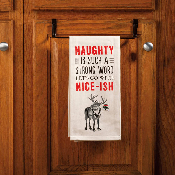 Primitives by Kathy - Naughty Let's Go With Niceish Kitchen Towel