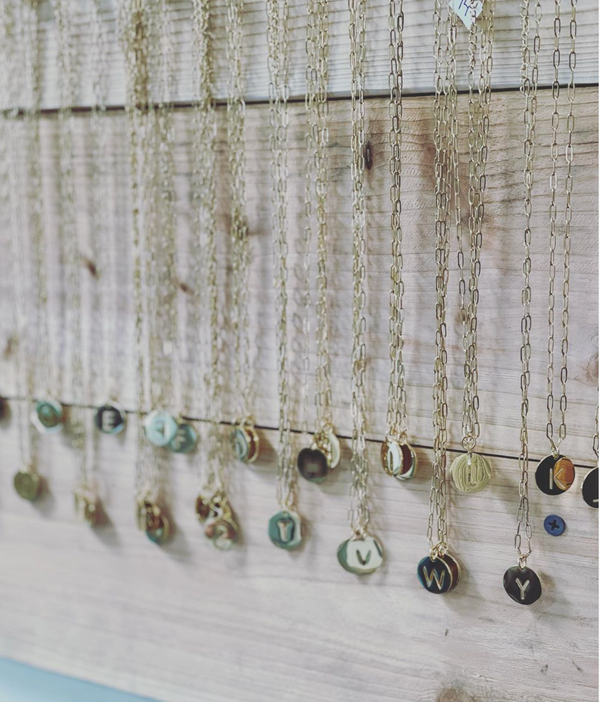 Initial Necklace Letter "T"