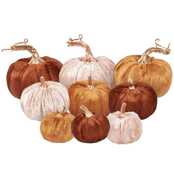 Primitives by Kathy - Fall Velvet Pumpkin Set