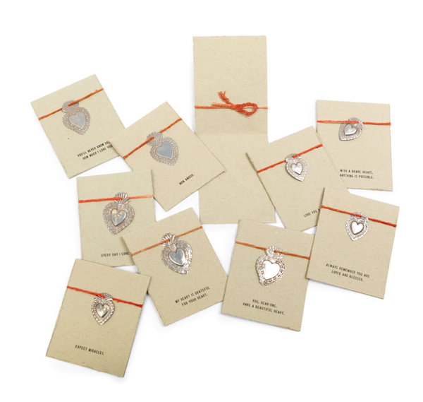 Sugarboo & Co - Milagro Heart Cards - Assorted Set of 10