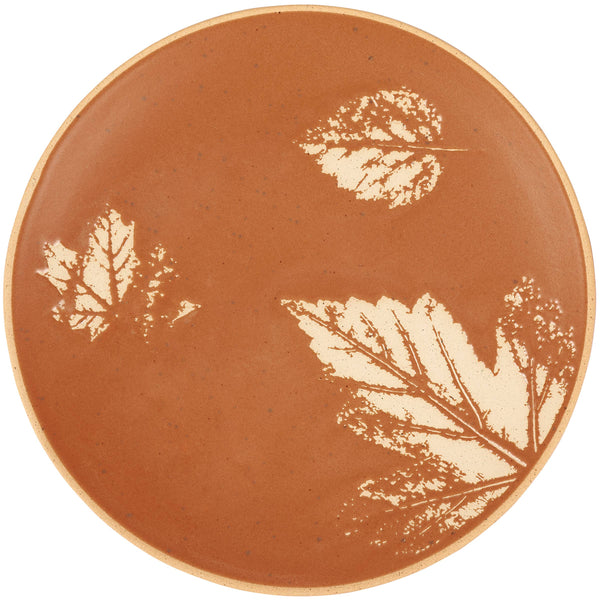 Primitives by Kathy - Fall Leaves Dessert Plate