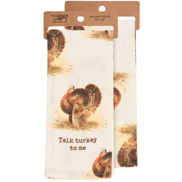 Primitives by Kathy - Talk Turkey To Me Kitchen Towel
