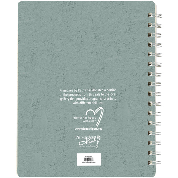 Primitives by Kathy - Heron Spiral Notebook