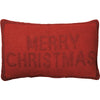 Primitives by Kathy - Merry Christmas Knobby Pillow