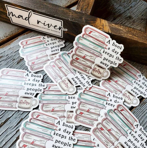 Mad River - A Book A Day Sticker / Decal