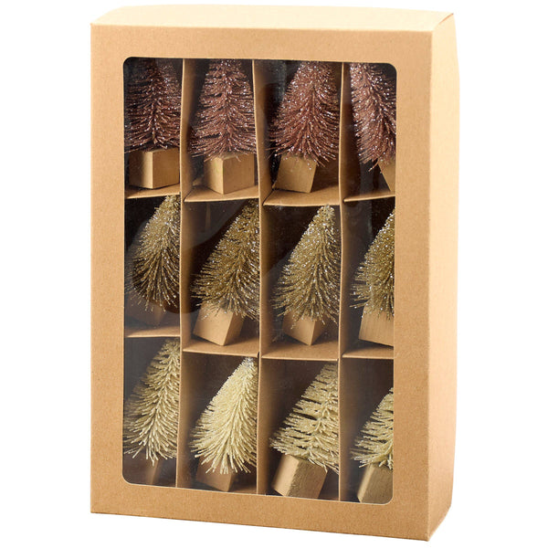 Primitives by Kathy - Mini Bottle Brush Tree Set