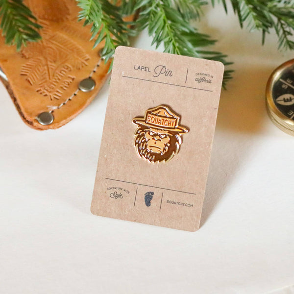 Squatchy - Enamel Pin, Squatchy  | Collectible Bigfoot Lapel Pin