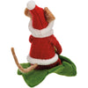 Primitives by Kathy - Santa Mouse Sledding Critter