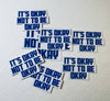 It’s okay not to be okay sticker, it’s okay sticker decal: 3x2