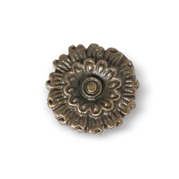 Park Hill Collection - Park Hill Collection Antique Brass Florette Knob