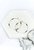 Splendid Iris - Miyuki Delica Hoop Earrings: Multi Bright