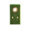 Splendid Iris - Small Cross Studs on Velvet Gift Tag: Silver
