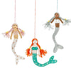 Handmade Felt Magical Mermaids Hanging Decorations: Oceania (Green)
