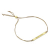 Lucky Feather - Morse Code Bar Bracelet - BEAUTIFUL
