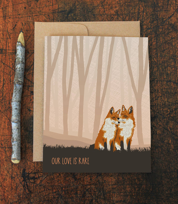 Modern Printed Matter - Rare Love Valentine's Day Card