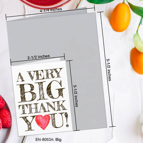 Printed Canvas - Big, Greeting Card (8053A): A2 Card