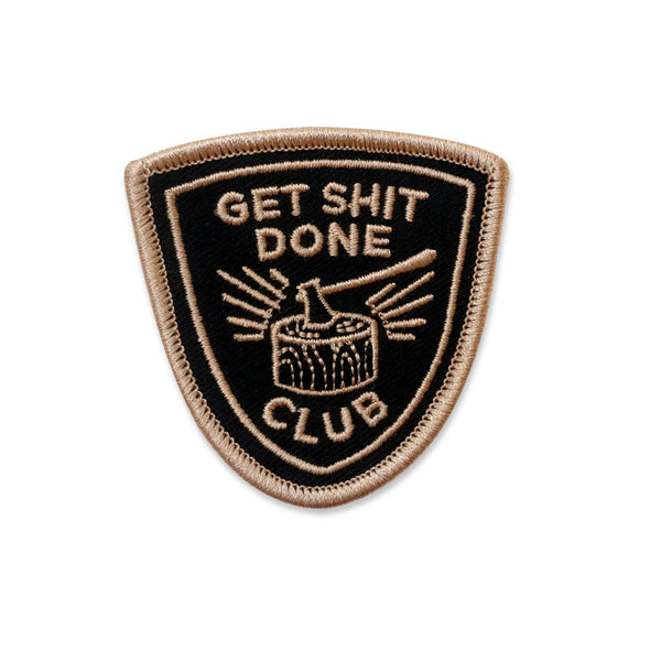 Paper Parasol Press - Get Shit Done Iron-On Patch