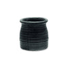 Cheungs Home Decor - Kifon Curved Ceramic Ceramic Pot - Dark Gray: Large