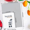 Printed Canvas - Skunk Face, Greeting Card (8111D): A2 Card