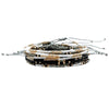 Splendid Iris - Set/12 Miyuki Delica Adjustable Bracelets: Brights