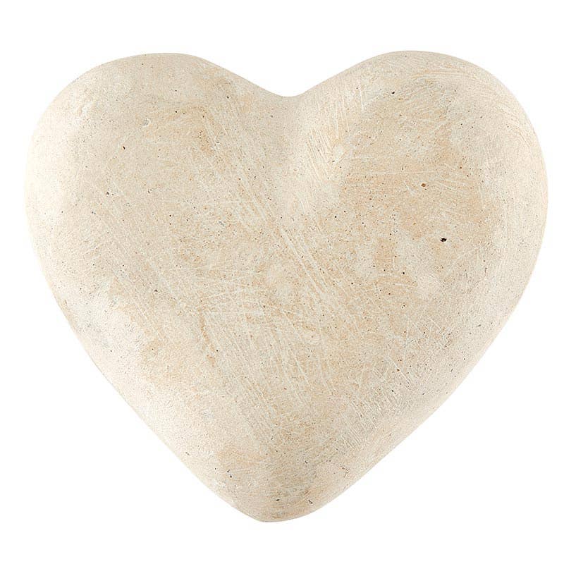 Santa Barbara Design Studio by Creative Brands - Large Paper Mache Heart - Natural