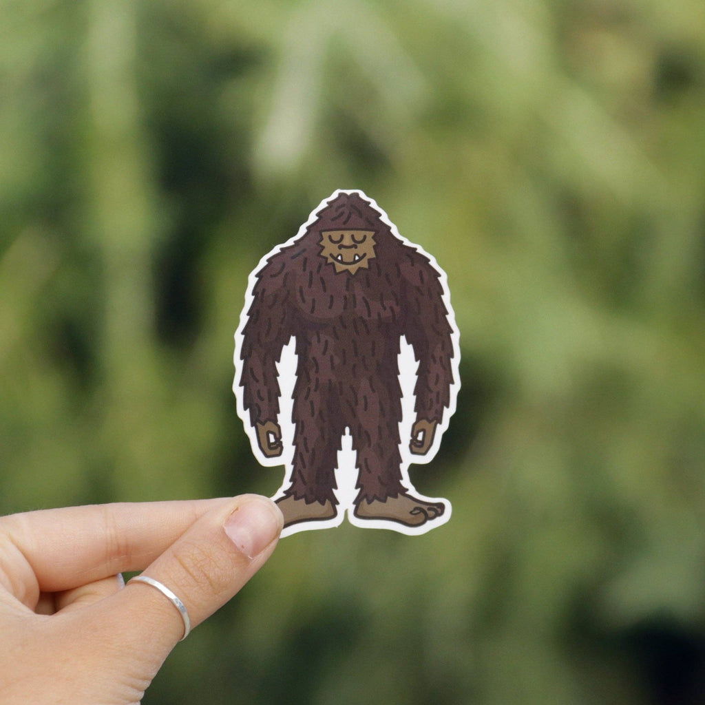 Squatchy - Happy Bigfoot - Waterproof Vinyl Sticker