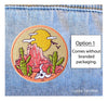 Lucky Sardine -  Desert Wild West Skull & Cactus Embroidered Iron-On Patch: Yes (Include Retail Packaging)