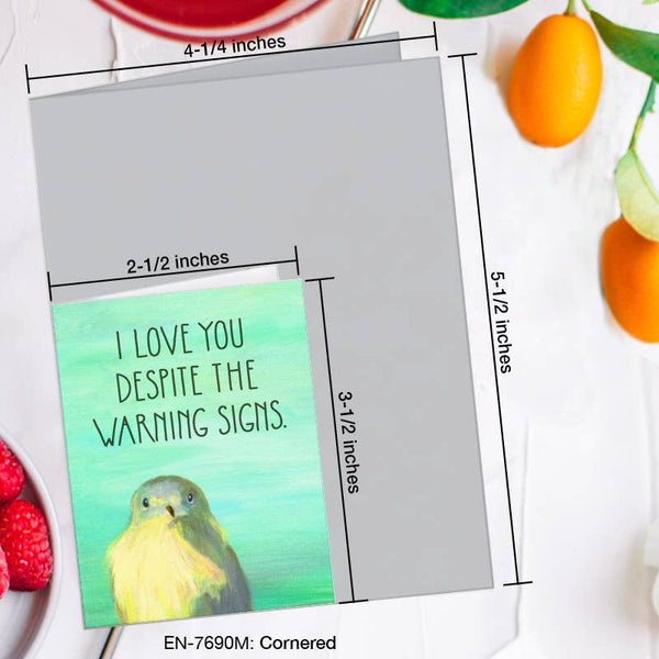 Printed Canvas - Cornered, Greeting Card (7690M): A2 Card