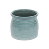 Cheungs Home Decor - Kifon Green Curved Ceramic Pot: Large