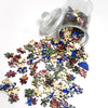 Trove - Wooden Puzzle: Floral Table Cover in Glass  Jar