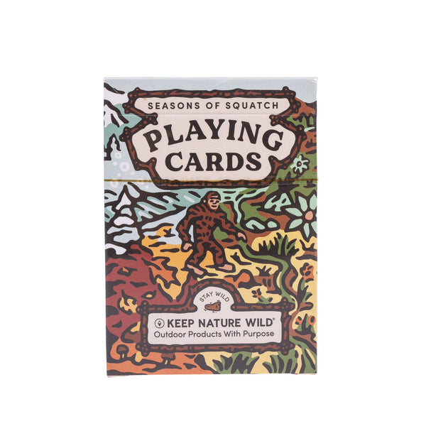 Keep Nature Wild - Seasons of Squatch Playing Cards